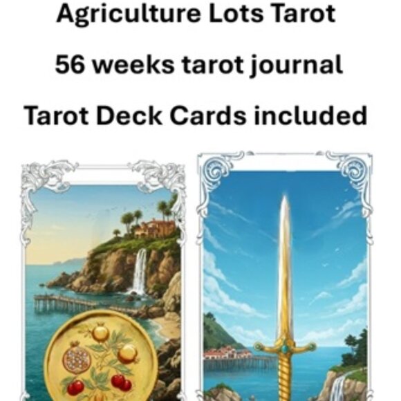 Weekly undated calendar 52 weeks tarot journal inlcludes cut out tarot deck - Picture 6 of 8